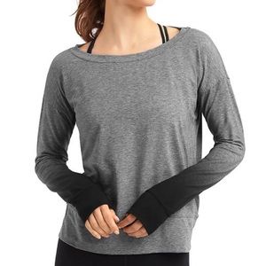 Gap Fit Ombré Sleeve Shirt NWOT